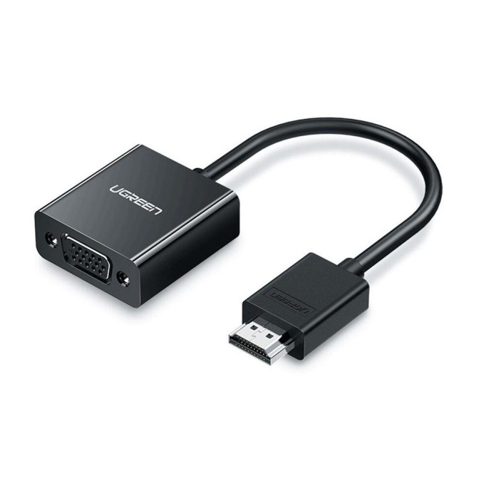 Ugreen HDMI to VGA Dişi Çevirici Dönüştürücü Adaptör Siyah