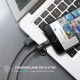 Ugreen iOS Android Micro USB Lightning Şarj Kablosu 1.5 Metre