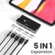 Ugreen iPad Pro için Type-C to 3.5mm AUX USB 3.0 HDMI PD Dönüştürücü Adaptör Ugreen iPad Pro için Type-C to 3.5mm AUX USB 3.0 HDMI PD Dönüştürücü Adaptör