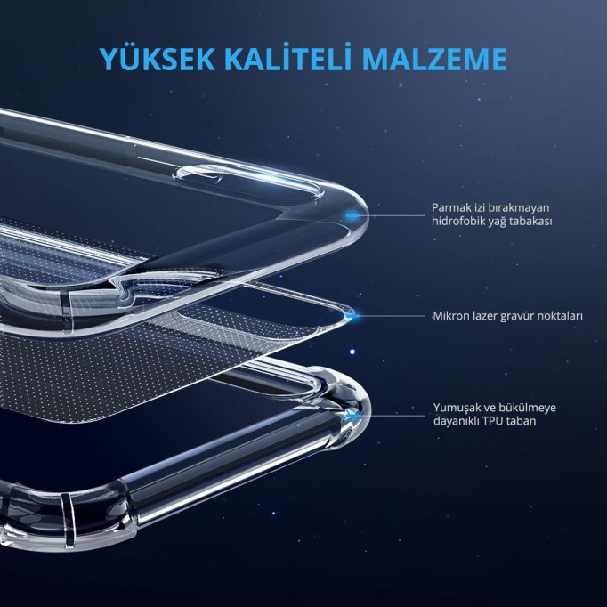 Ugreen iPhone X ve iPhone XS Koruyucu Silikon Telefon Kılıfı Siyah Ugreen iPhone X ve iPhone XS Koruyucu Silikon Telefon Kılıfı Siyah