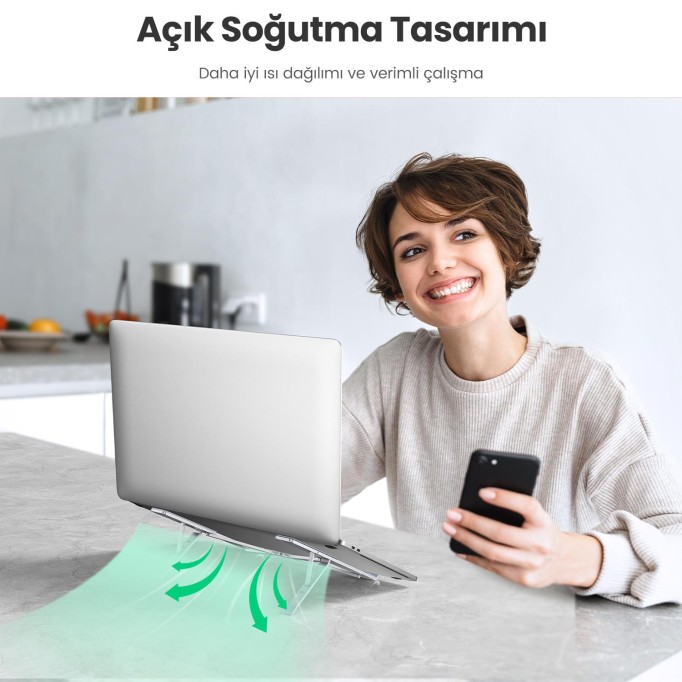 Ugreen Katlanabilir Alüminyum Notebook Standı Ugreen Katlanabilir Alüminyum Notebook Standı