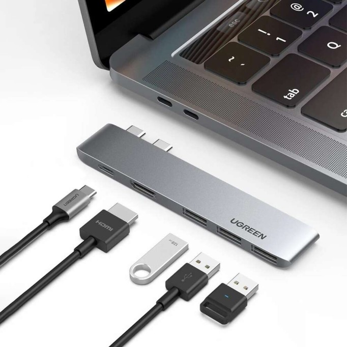 Ugreen Macbook için Type-C USB HDMI Thunderbolt 3.0 Dönüştürücü Hub