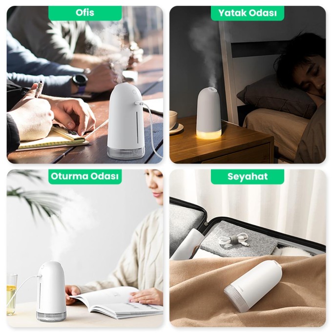 Ugreen Masaüstü Mini Hava Nemlendirici Ultrasonik Buhar Makinesi Ugreen Masaüstü Mini Hava Nemlendirici Ultrasonik Buhar Makinesi