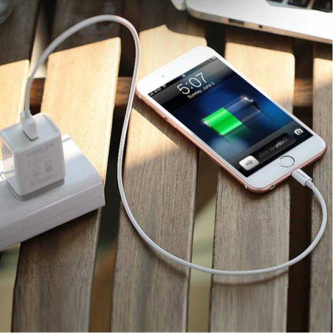 UGREEN MFI Lightning iPhone Şarj Kablosu Beyaz / 100 Cm