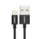 UGREEN MFI Lightning iPhone Şarj Kablosu Siyah 1 Metre