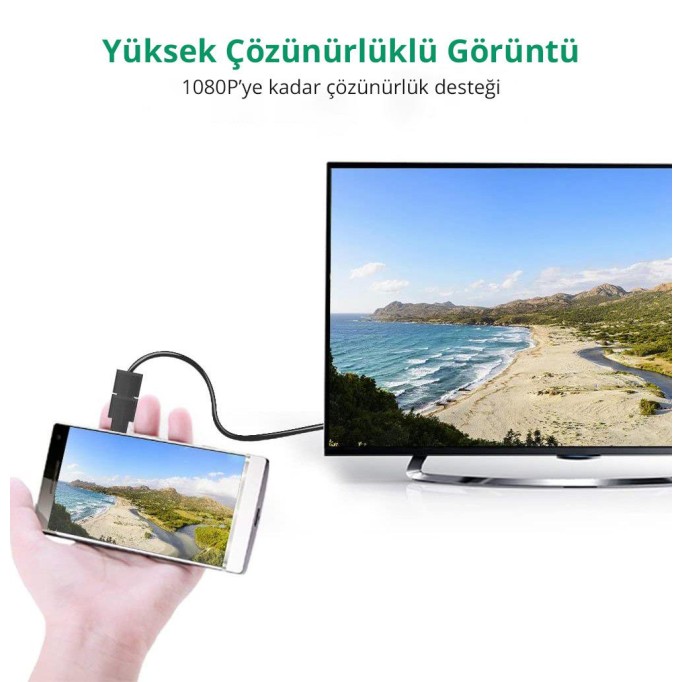 Ugreen Micro HDMI to HDMI Dönüştürücü Adaptör