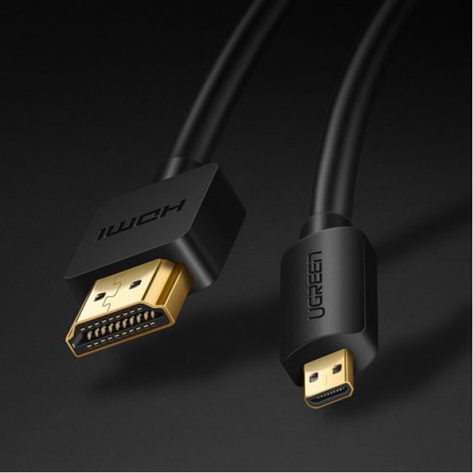 Ugreen Micro HDMI to HDMI Görüntü Aktarım Kablosu 1.5 Metre