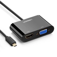 Ugreen Micro HDMI to HDMI VGA Aux Dönüştürücü Adaptör