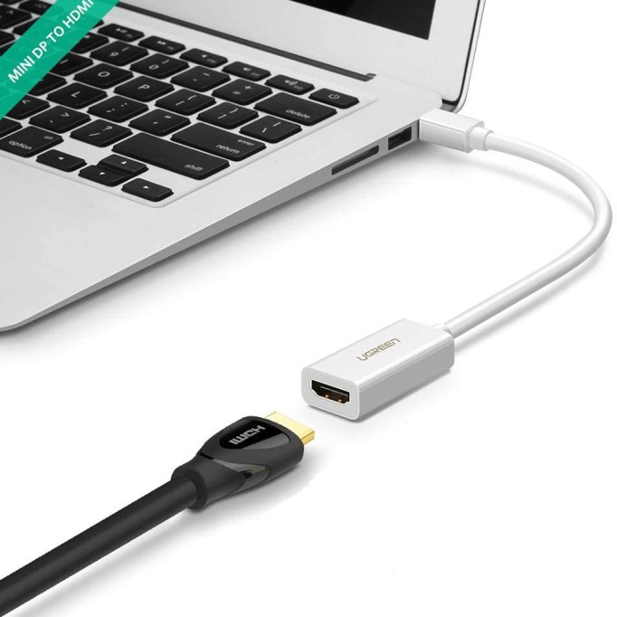 UGREEN Mini Displayport HDMI Dönüştürücü Adaptör Beyaz