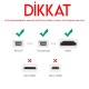 UGREEN Mini Displayport HDMI Dönüştürücü Adaptör Beyaz