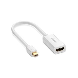 Beyaz UGREEN Mini Displayport HDMI Dönüştürücü Adaptör Beyaz