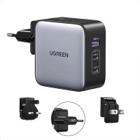 Ugreen Nexode 65W Gan 2*Type-C 1*USB-A 3 Portlu Seyahat Şarj Cihazı