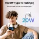 Ugreen Nexode GaN 2 Mini 20W Type-C PD Hızlı Şarj Cihazı Beyaz