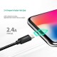 Ugreen Örgülü MFI Lightning iPhone Şarj ve Data Kablosu Siyah 2 Metre