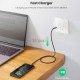 Ugreen Örgülü Type-C to Lightning iPhone Hızlı Şarj Kablosu Siyah 2 Metre
