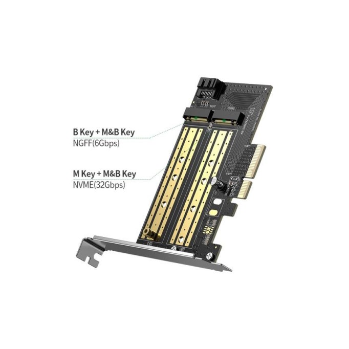 Ugreen PCIe 3.0 M.2 NVME ve NGFF Okuyucu Adaptör Kartı Ugreen PCIe 3.0 M.2 NVME ve NGFF Okuyucu Adaptör Kartı
