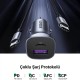 Ugreen PD 30W SCP 22.5W Type-C USB Alüminyum Araç Çakmaklık Şarjı