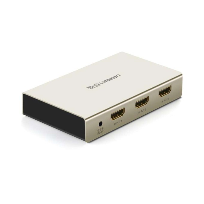 Ugreen Premium 3 Giriş 1 Çıkış 4K HDMI Switch