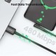 Ugreen Premium 90 Derece Açılı Type-C 5A Örgülü Data ve Şarj Kablosu