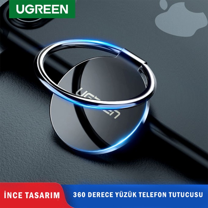 Ugreen Premium Halka Yüzük Telefon Tutucu Stand-Altın