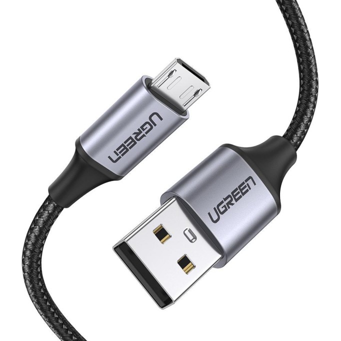 Ugreen Premium Micro USB Şarj ve Data Kablosu Siyah 1.5 Metre