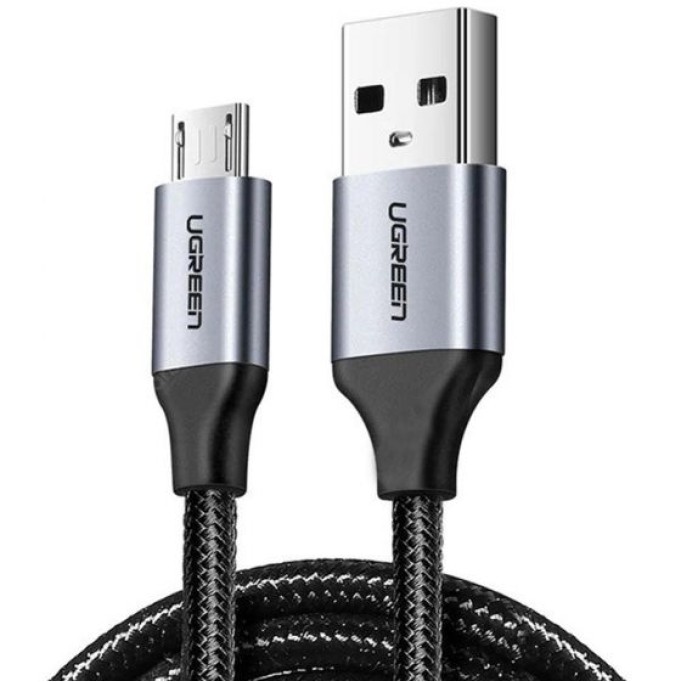 Ugreen Premium Micro USB Şarj ve Data Kablosu Siyah 1 Metre