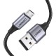 Ugreen Premium Micro USB Şarj ve Data Kablosu Siyah 2 Metre