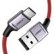 Ugreen Premium Örgülü USB 3A Type-C Hızlı Şarj ve Data Kablosu