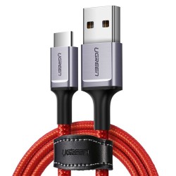Ugreen Premium Örgülü USB 3A Type-C Hızlı Şarj ve Data Kablosu