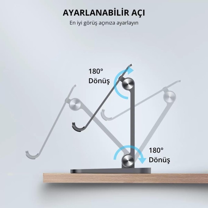 Ugreen Premium Tablet Telefon iPad Tutucu Alüminyum Stand