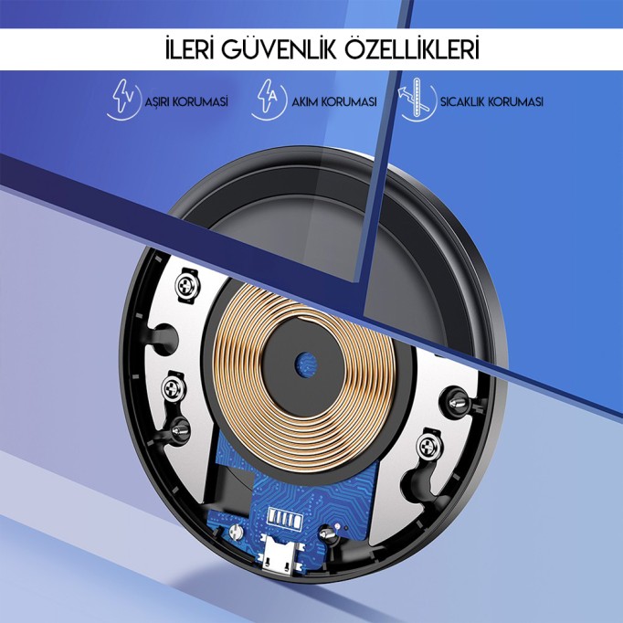 Ugreen QI 18W Hızlı Şarj Destekli Kablosuz Şarj Cihazı Ugreen QI 18W Hızlı Şarj Destekli Kablosuz Şarj Cihazı