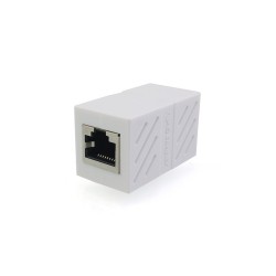 Beyaz Ugreen RJ45 Ethernet Kablosu Uzatma Aparatı Beyaz