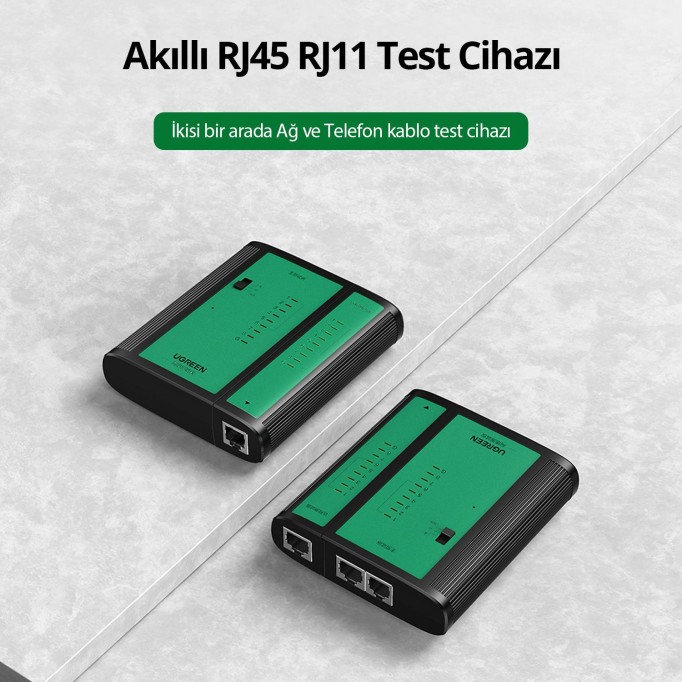 Ugreen RJ45 RJ11 Uyumlu CAT6/CAT7 Network Ethernet Test Cihazı