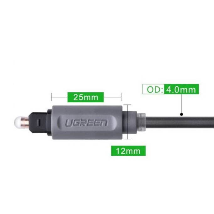 Ugreen Toslink Fiber Optik Ses Kablosu 2 Metre