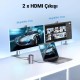 Ugreen Type-C 12 Çıkışlı 8K HDMI USB C Gen 3.1 Gigabit RJ45 Çalışma İstasyonu Ugreen Type-C 12 Çıkışlı 8K HDMI USB C Gen 3.1 Gigabit RJ45 Çalışma İstasyonu