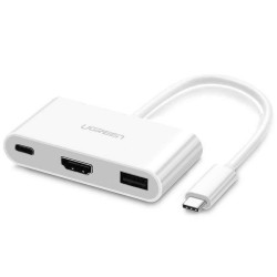 Ugreen Type-C HDMI USB 3.0 Çoklu Dönüştürücü Adaptör