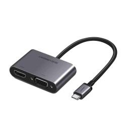 Ugreen Type-C HDMI VGA Dönüştürücü Adaptör Ugreen Type-C HDMI VGA Dönüştürücü Adaptör