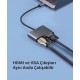 Ugreen Type-C HDMI VGA Dönüştürücü Adaptör