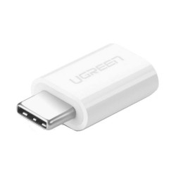 Beyaz UGREEN Type-C Micro USB Dönüştürücü Adaptör Beyaz