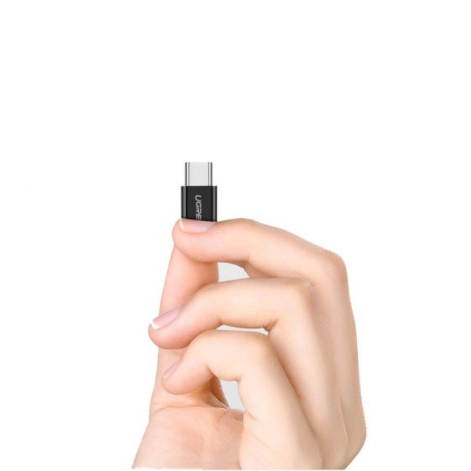 UGREEN Type-C Micro USB Dönüştürücü Adaptör Siyah