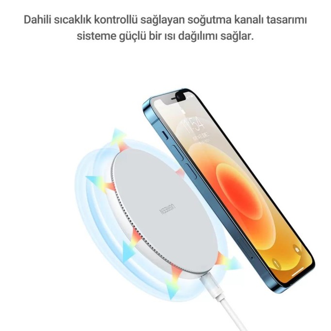 Ugreen Type C Qi Kablosuz 15W Kablosuz Şarj Cihazı Ugreen Type C Qi Kablosuz 15W Kablosuz Şarj Cihazı