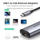 Ugreen Type-C to 2.5G Gigabit Ethernet Dönüştürücü Adaptör Ugreen Type-C to 2.5G Gigabit Ethernet Dönüştürücü Adaptör