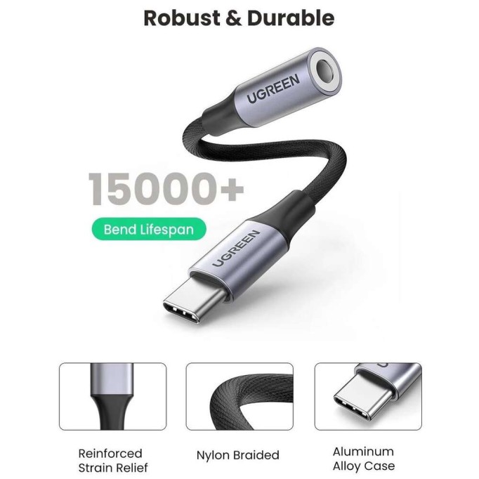 Ugreen Type-C to 3.5mm Jack Aux Dönüştürücü Kablo