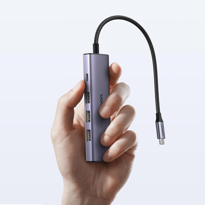 Ugreen Type-C to 4K/30Hz HDMI 3*USB 3.0 100W PD Güç Girişi Çoklayıcı Hub Adaptör