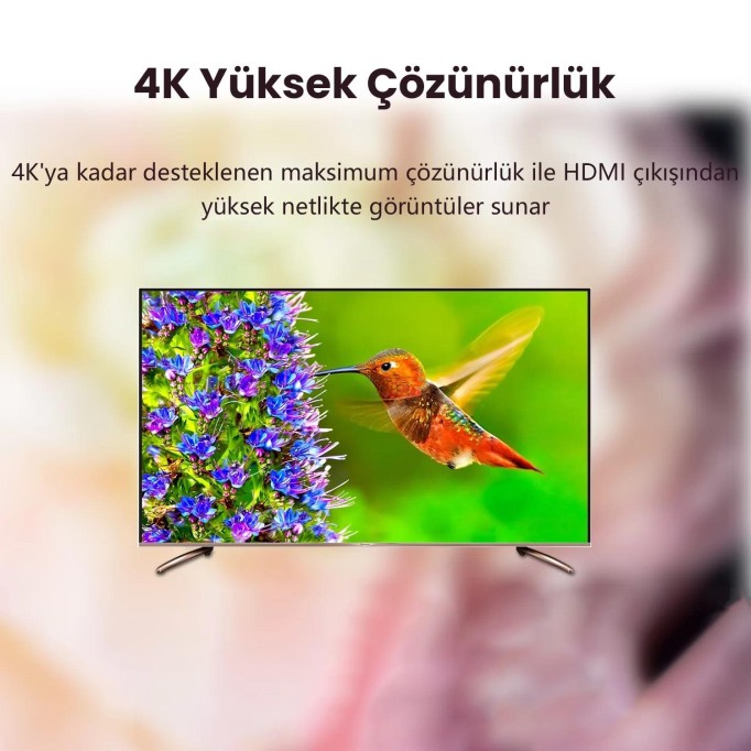 Ugreen Type-C to HDMI Dişi 4K Çevirici Adaptör Beyaz