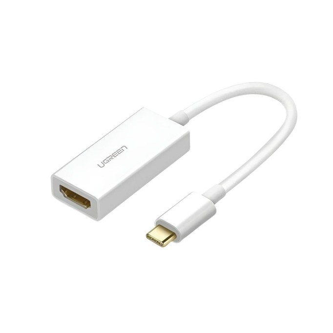 Ugreen Type-C to HDMI Dişi 4K Çevirici Adaptör Beyaz Ugreen Type-C to HDMI Dişi 4K Çevirici Adaptör Beyaz