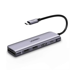 Ugreen Type-C to HDMI USB 3.0 TF SD PD Dönüştürücü