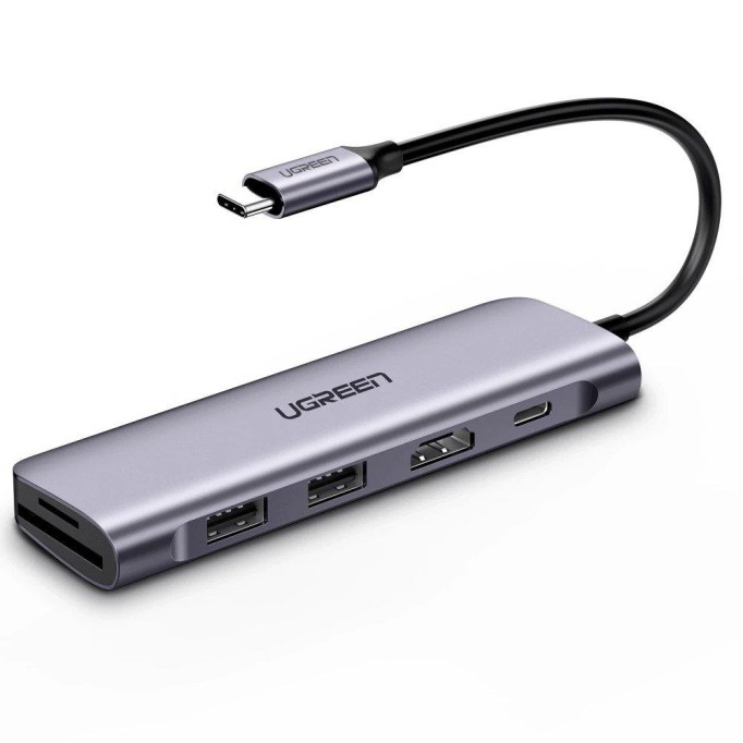 Ugreen Type-C to HDMI USB 3.0 TF SD PD Dönüştürücü