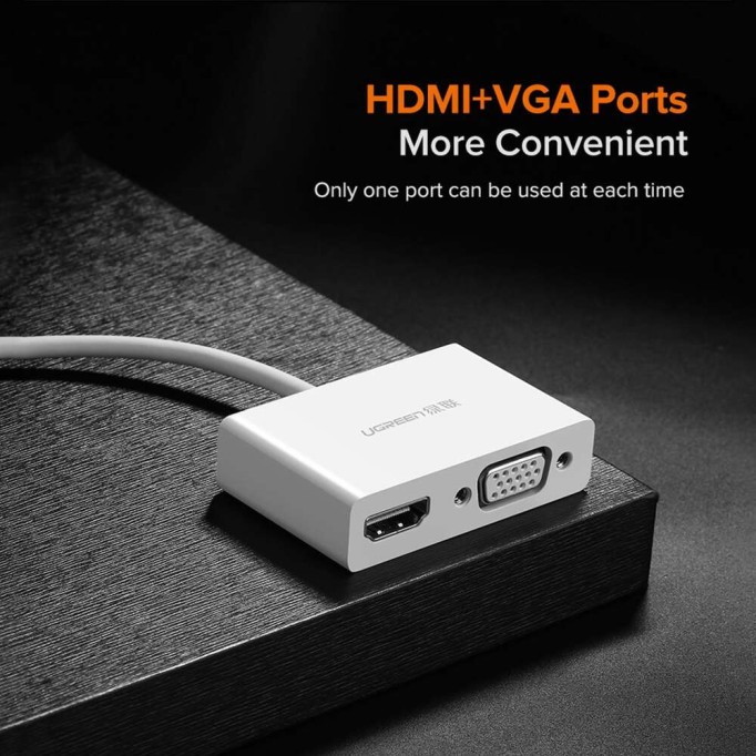 Ugreen Type-C to HDMI VGA Dönüştürücü Adaptör