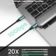 Ugreen Type-C to Type-C USB 3.1 Gen2 5A 100W Thunderbolt 3 Data ve Şarj Kablosu 1 Metre Ugreen Type-C to Type-C USB 3.1 Gen2 5A 100W Thunderbolt 3 Data ve Şarj Kablosu 1 Metre